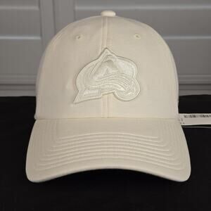 Adidas Zero Dye White Colorado Avalanche Strap-back Hat